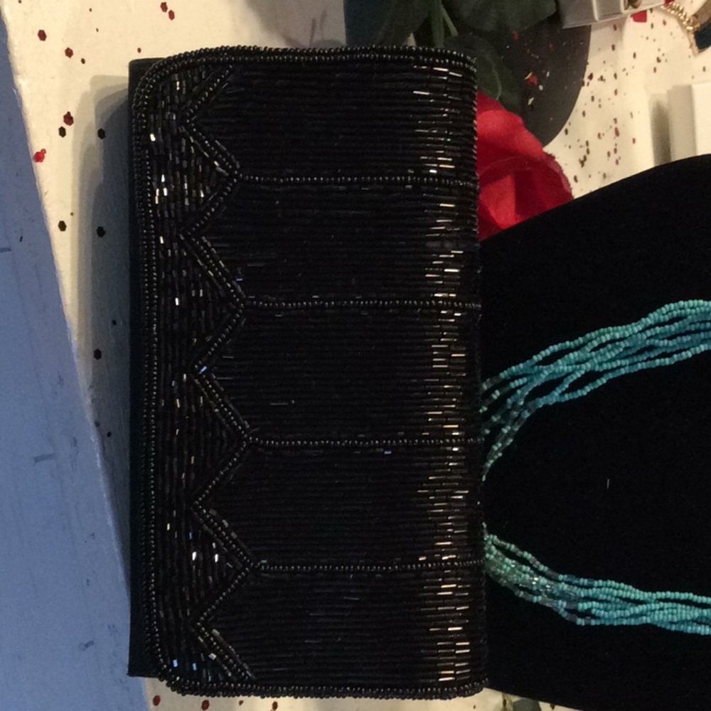 Beaded clutch Handbag